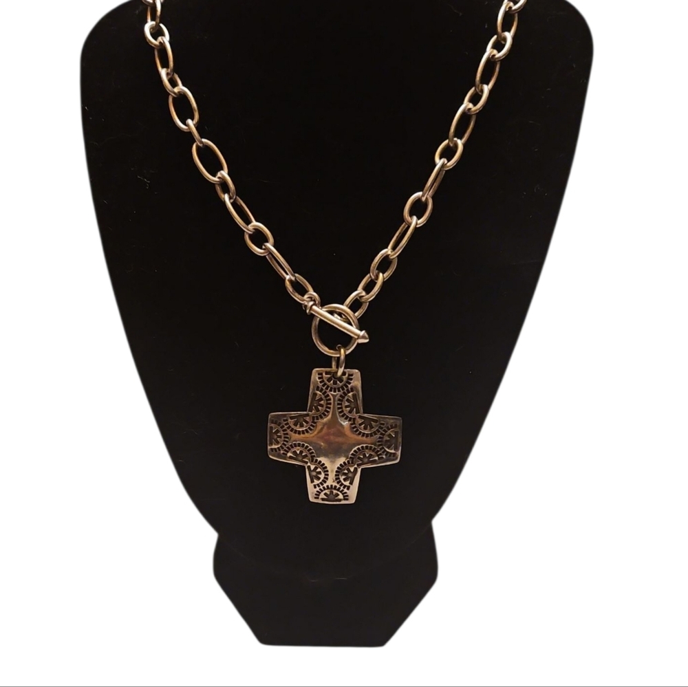 Silpada 925 Sterling Silver 20 inch Necklace with Cross Pendant